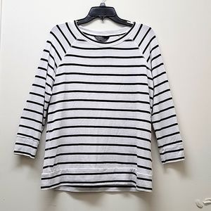 MIX by 41 Hawthorne Arnold 3/4 Sleeve Raglan Knit Top Sweater - Size L